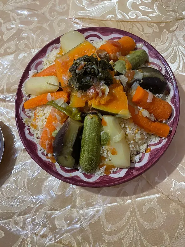 Cuscus berbero con verdure