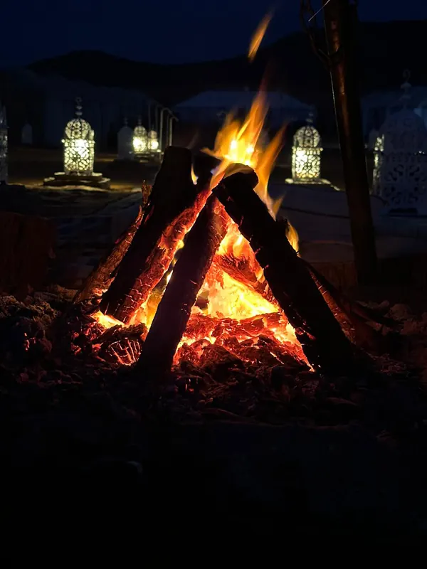 Fuoco di notte