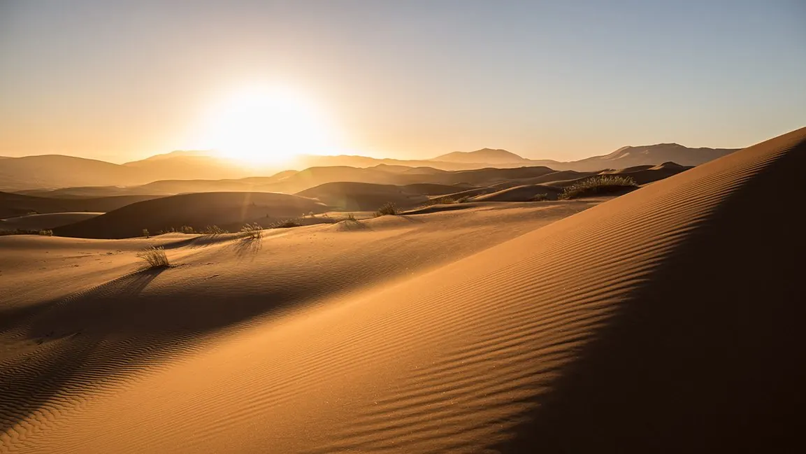 Tramonto sulle dune di Merzouga