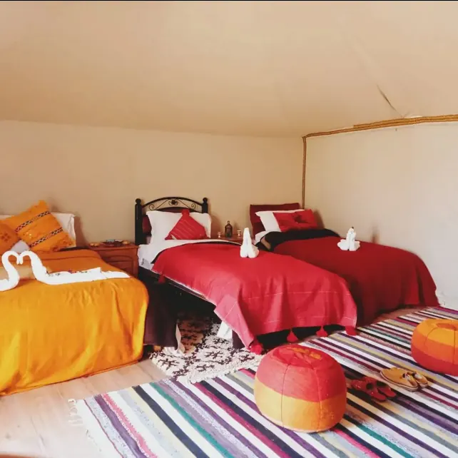 Tenda standard con due letti