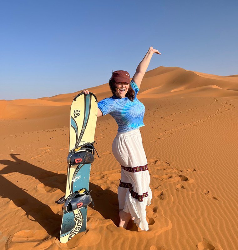 Sand Boarding (Sand Skiing)